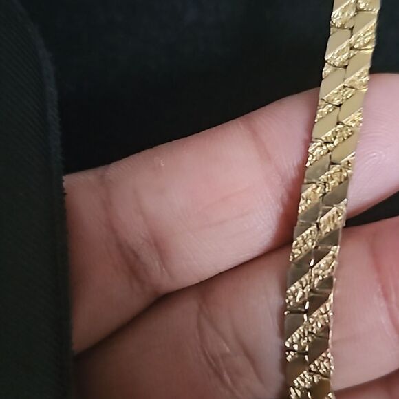 Vintage Women's Gold Plated Necklace With White Stone, Clasp Closure 9" - Picture 16 of 16